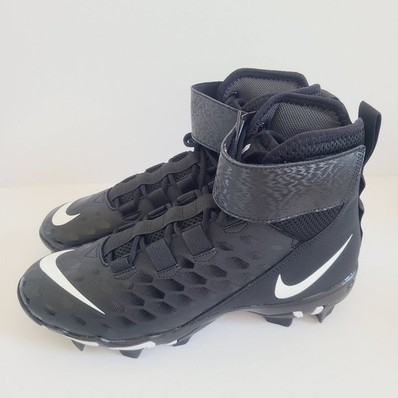 NEW Nike Force Savage 2 Shark Football Cleats AQ7722-001 Size 9.5 Black